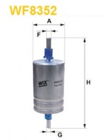 Фильтр WIX - Filtron топливный 905 / 2 PP / 8352 WF