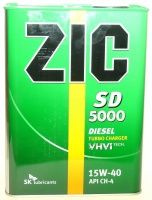 Масло моторное ZIC SD 5000 15w-40, 4л