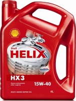 Масло моторное Shell Helix HX3 15w-40, 4л