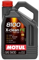 Масло моторное Motul синтетическое 8100 x-clean fe 5w-30 4л, 104776