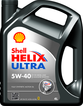 Масло моторное Shell Helix Ultra 5W-40, 4л 