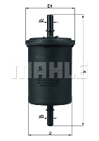 Фильтр топливный Mahle KL 416/1 для Renault Logan