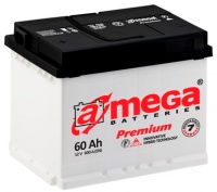 Аккумулятор A-Mega Premium, 60 А/ч 6CT-60-A3 (1)