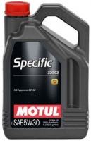 Масло моторное Motul синтетическое specific 229.52 5w-30 5л, 104845