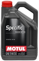 Масло моторное Motul синтетическое specific 504 00 507 00 5w-30 5л, 101476