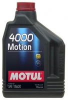 Масло моторное Motul минеральное 4000 motion 10w-30 2л, 100333