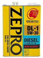 Масло моторное Idemitsu Zepro DIESEL DL-1 5w-30, 4л